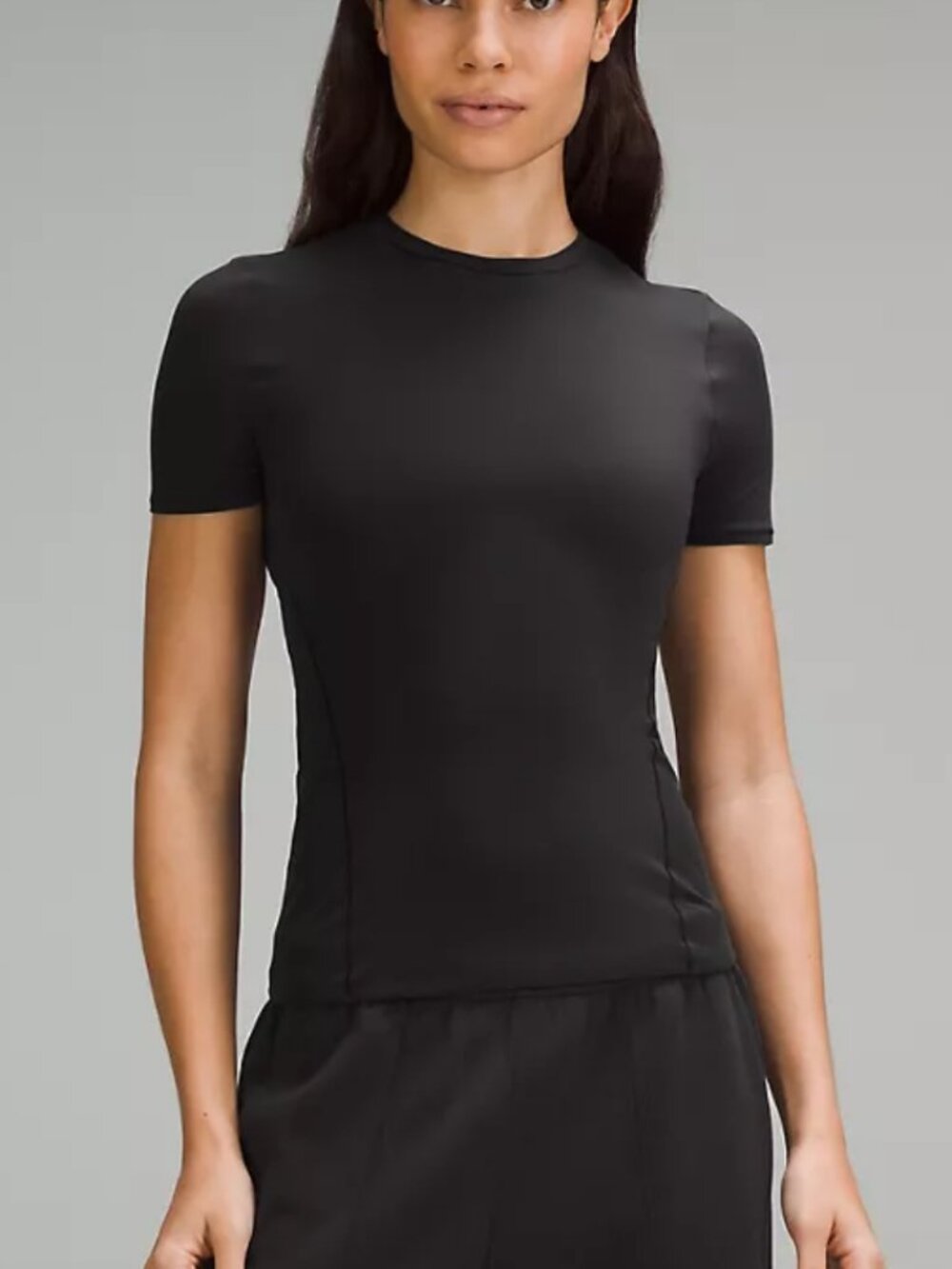 Wundermost Ultra-Soft Nulu Hip-Length Crewneck Shirt